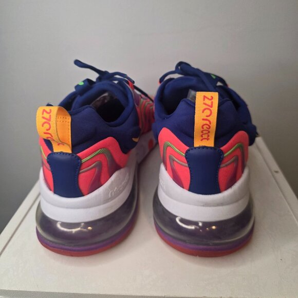 Nike Air Max 270 React Raspberry Ripple Men's Size 11 Sneakers - Picture 4 of 7